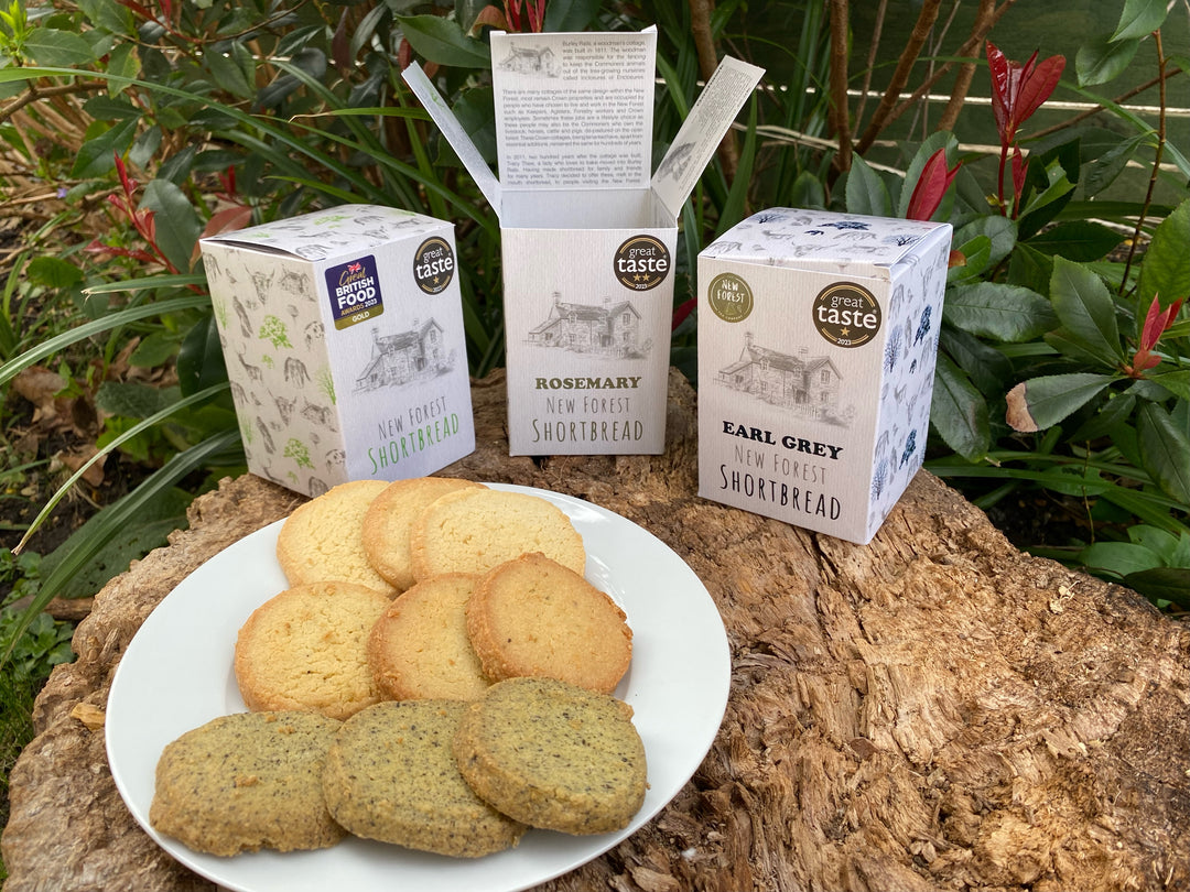 10% off our trio of our Guild of Fine Food Great Taste Award winning New Forest Shortbread