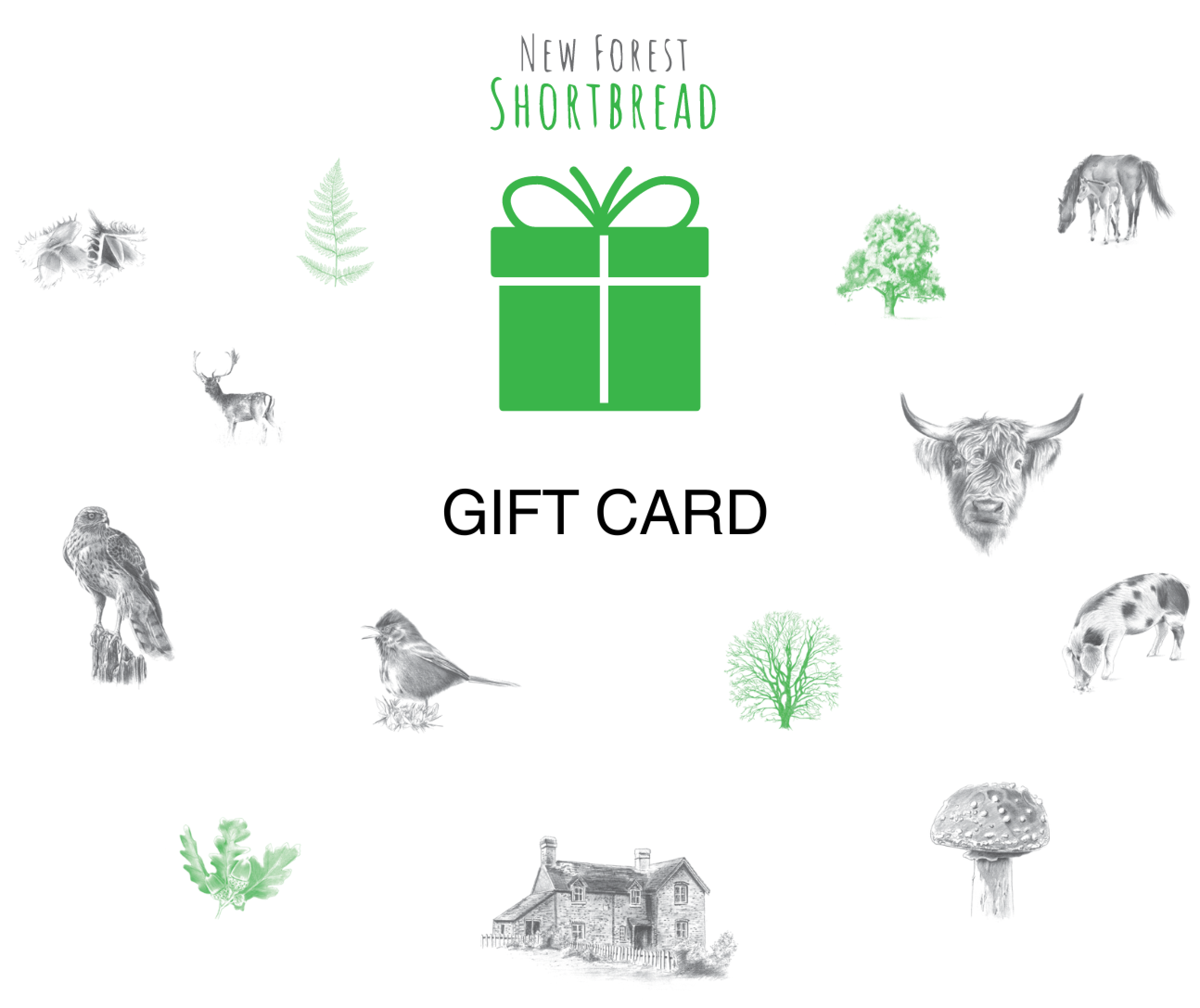 New Forest Shortbread Gift Cards