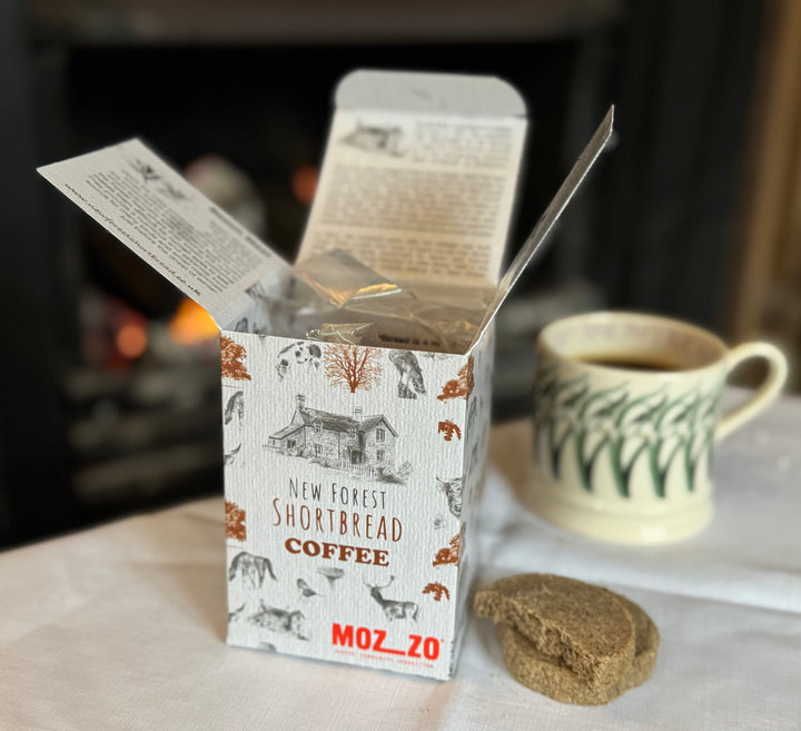 Coffee Flavoured New Forest Shortbread - Box of 8