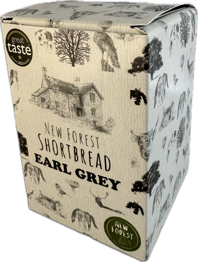 Earl Grey Flavoured New Forest Shortbread - Box of 8