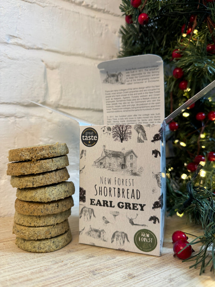 Earl Grey Flavoured New Forest Shortbread - Box of 8