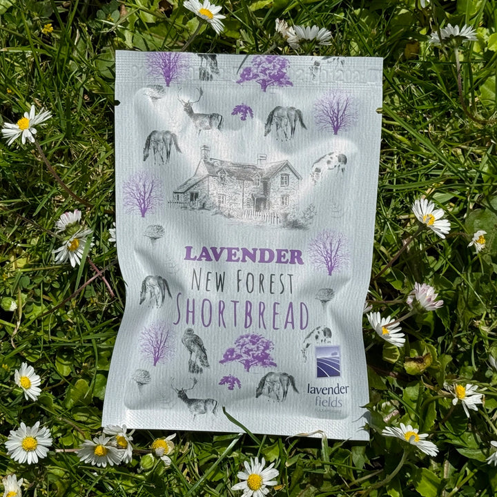Lavender Flavoured New Forest Shortbread - Snack Pack (2 Pieces)