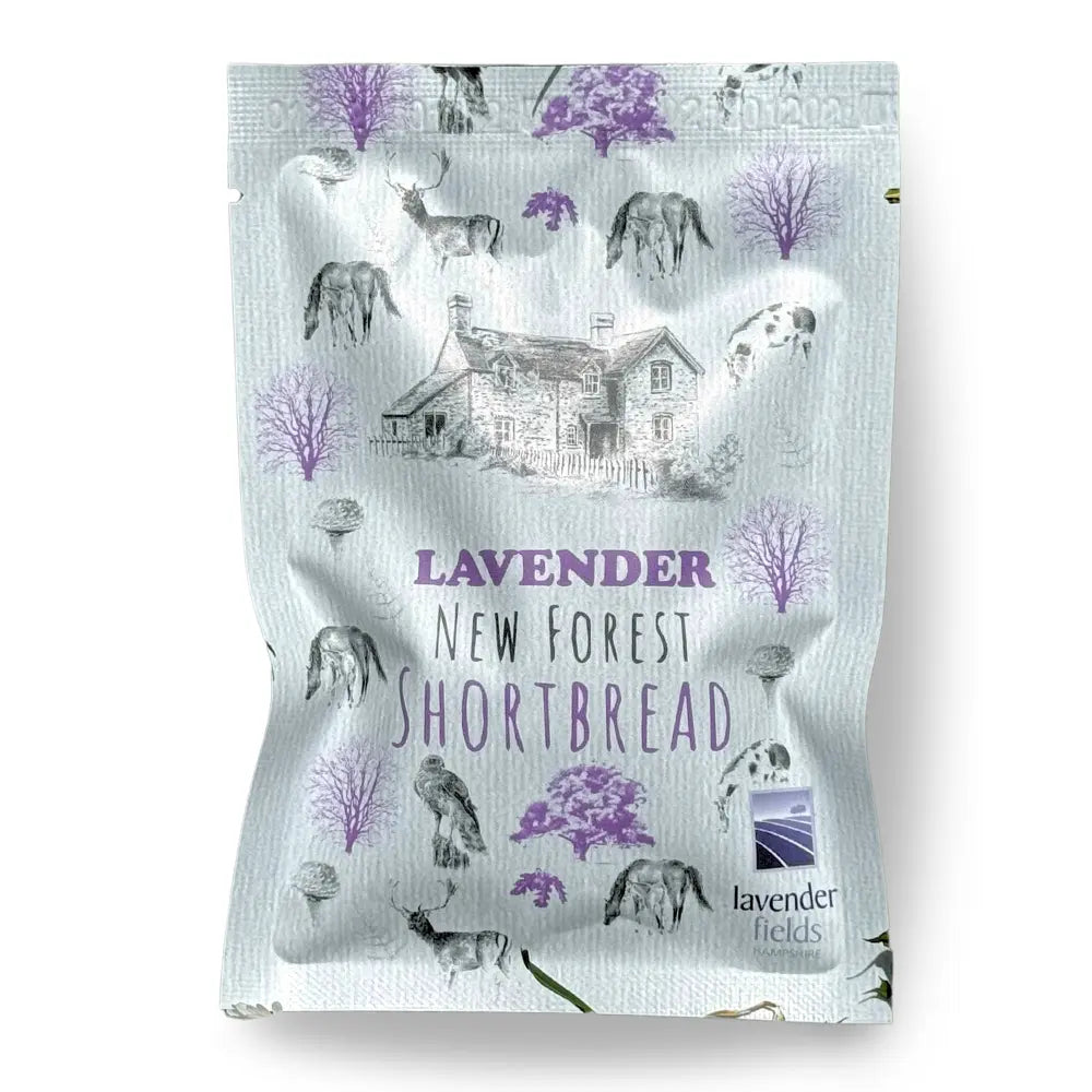 Lavender Flavoured New Forest Shortbread - Snack Pack (2 Pieces)