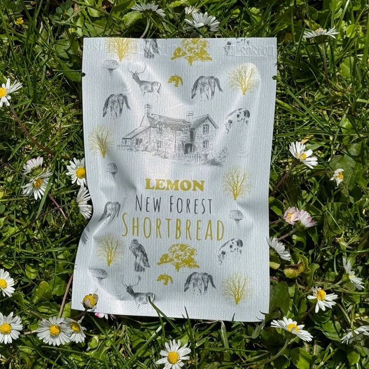 Lemon Flavoured New Forest Shortbread - Snack Pack (2 Pieces)