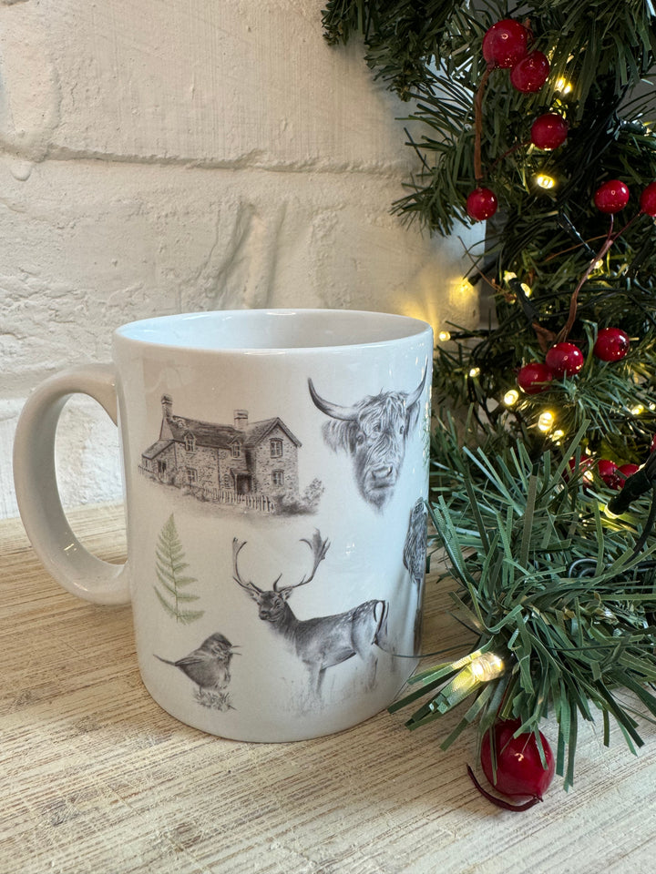 New Forest Shortbread Mug | New Forest National Park Souvenir