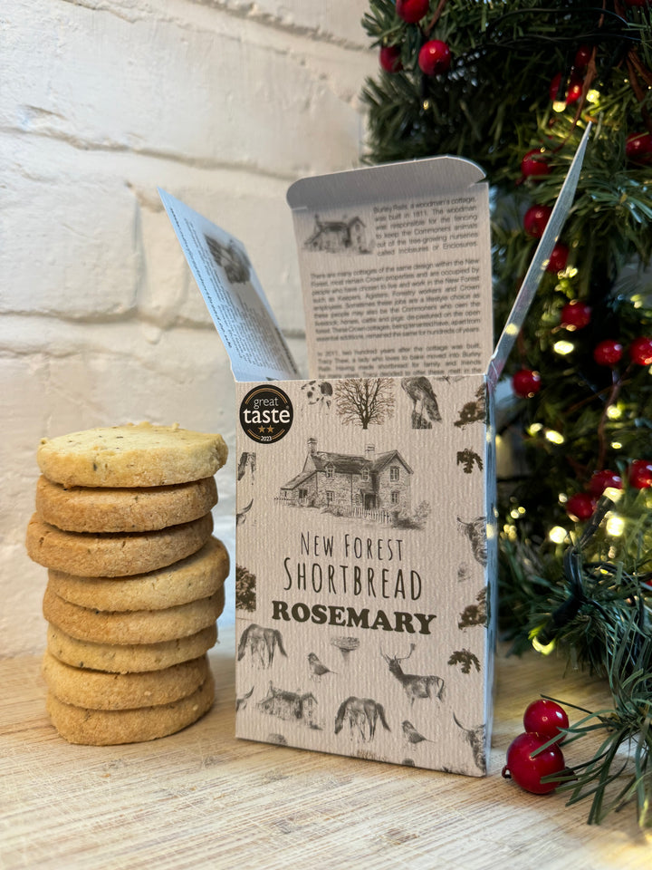 Rosemary Flavoured New Forest Shortbread - Box of 8