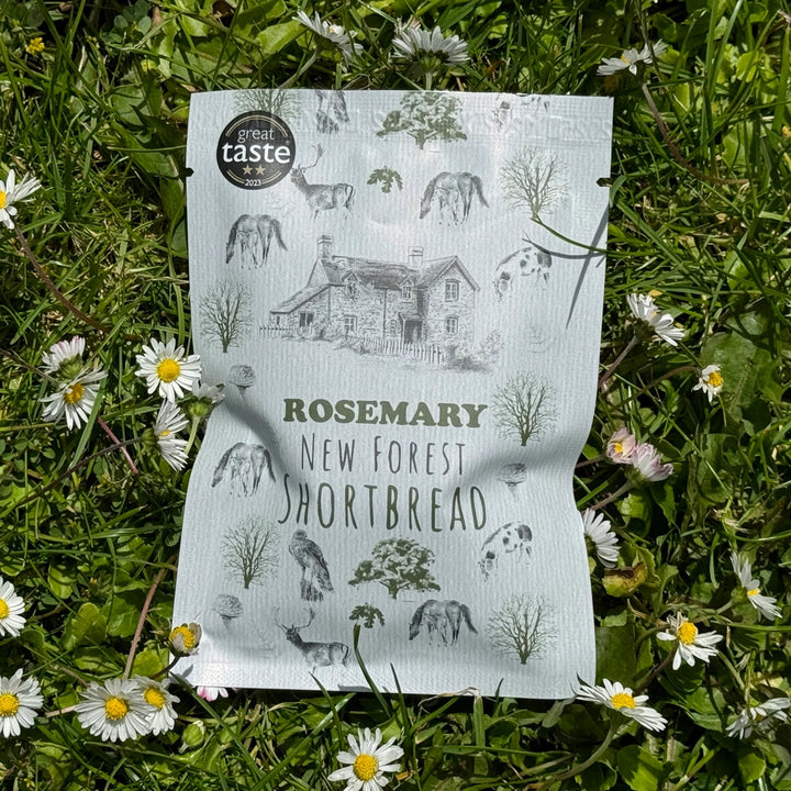 Rosemary Flavoured New Forest Shortbread - Snack Pack (2 Pieces)